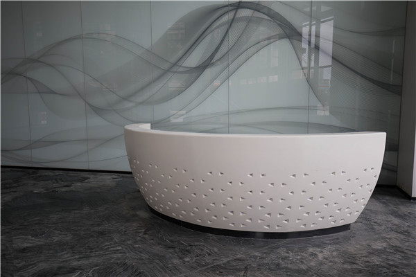 金沙城展示中心GRG圓柱、吧臺(tái)